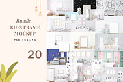 Kids Frame Mockup Bundle - 40, a Shirt Mockup by Mockup Shop (Thumbnail 1 of 6)