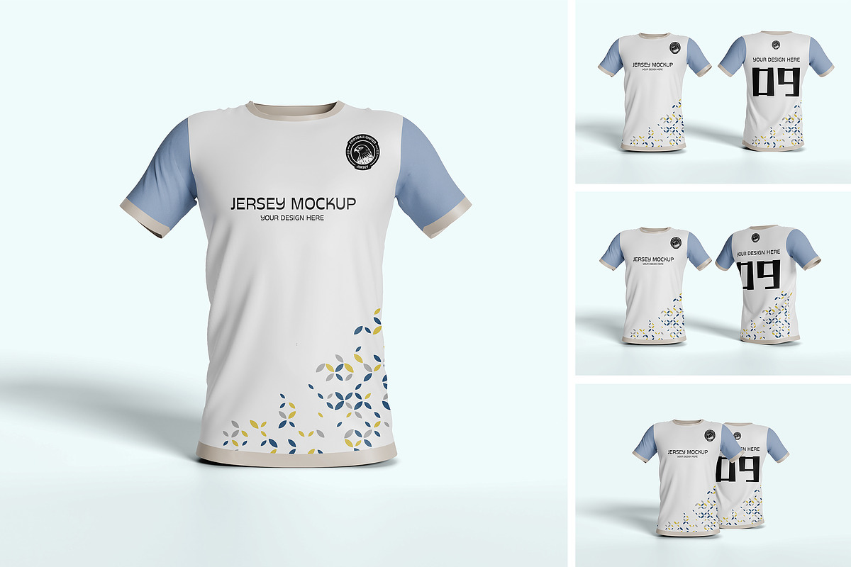 Jersey Mockup, a Shirt Mockup by xavier_studio (Photo 1 of 5)