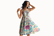Ethnic Border Floral Pattern, a Pattern Graphic by StudioGlouna (Thumbnail 3 of 9)