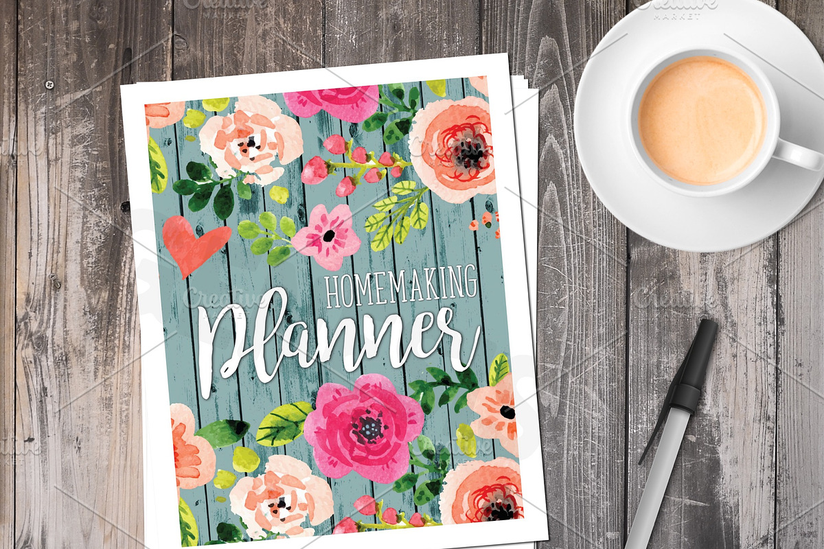 2021 Homemaking Planner - KIT!, a Stationery Template by Genesis Printables (Photo 1 of 4)