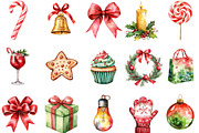 Christmas Doodle Line Art Party, an Illustration by Designking (Thumbnail 2 of 5)