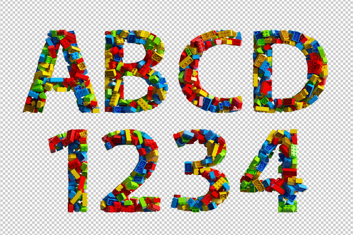 Lego CLR Font, a Font by Handmadefont (Photo 9 of 9)