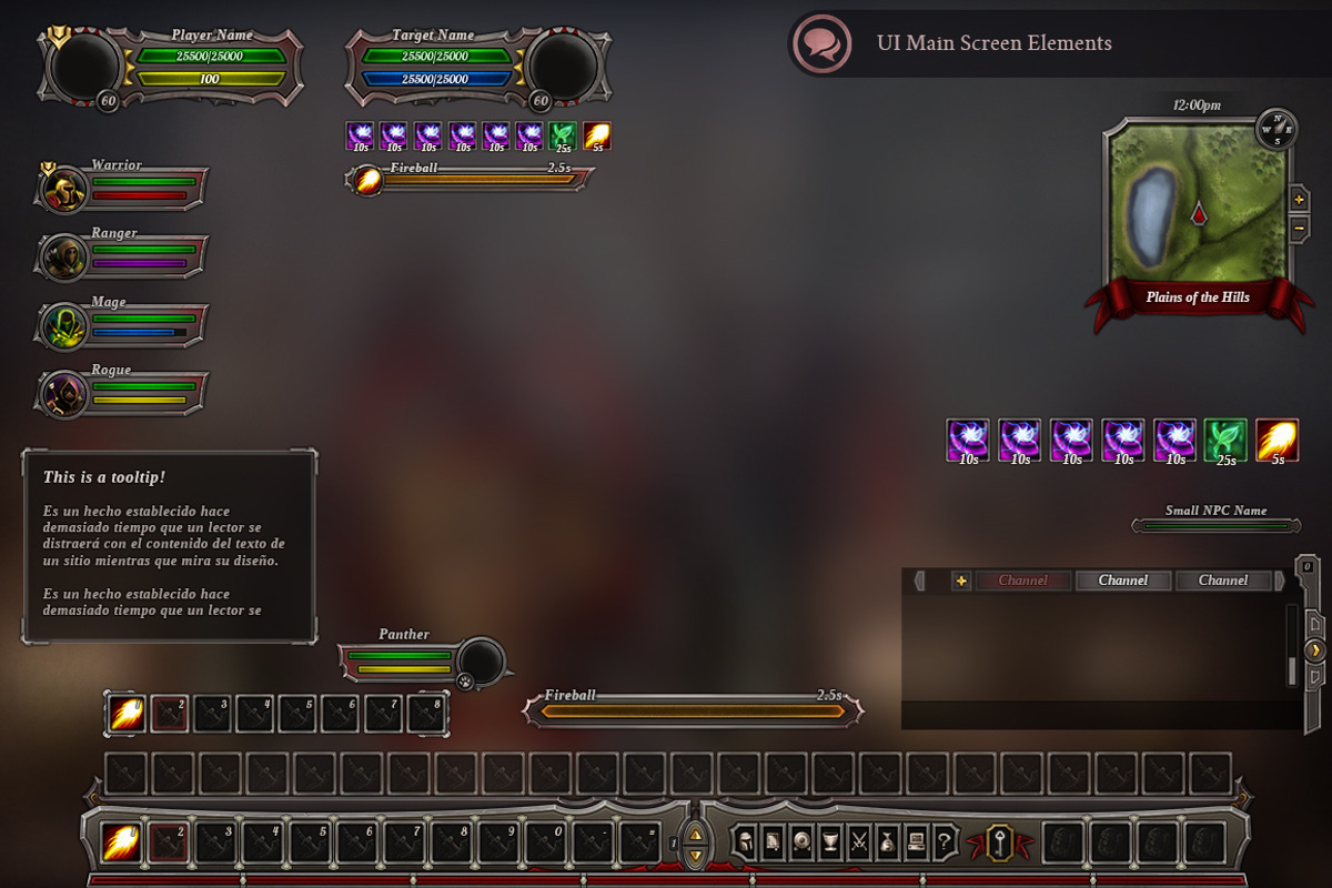 Bloodsteel Game and Web UI, a Templates & Theme by Kodiak Graphics (Photo 2 of 7)
