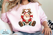 Santa Reindeer Antler Heart PNG, a Seasonal Illustration by Daily.Designs (Thumbnail 3 of 5)