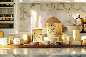 Take a photo of an array of gourmet, a Photo by LOGOCREATIVE
