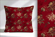 Regal Red Floral Seamless Pattern, a Pattern Graphic by Sharon Schwalbe (Thumbnail 3 of 5)