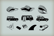 SURF Illustration Kit with Logos, an Illustration by Go Rogue (Thumbnail 5 of 10)