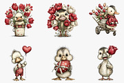 Cute Easter Ducks Clipart, an Illustration by CreationArt (Thumbnail 6 of 7)