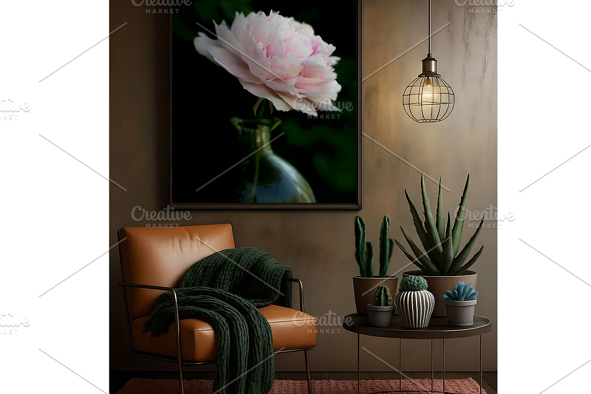 Romantic printable peony wall art, a Nature Photo by Mineden Digital Prints (Photo 6 of 7)