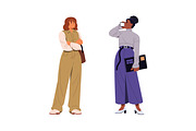 Modern diverse business people set, a Person Illustration by PaperTrident (Thumbnail 10 of 11)