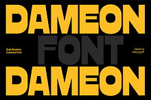 Dameon - Bold Reverse Contrast Font