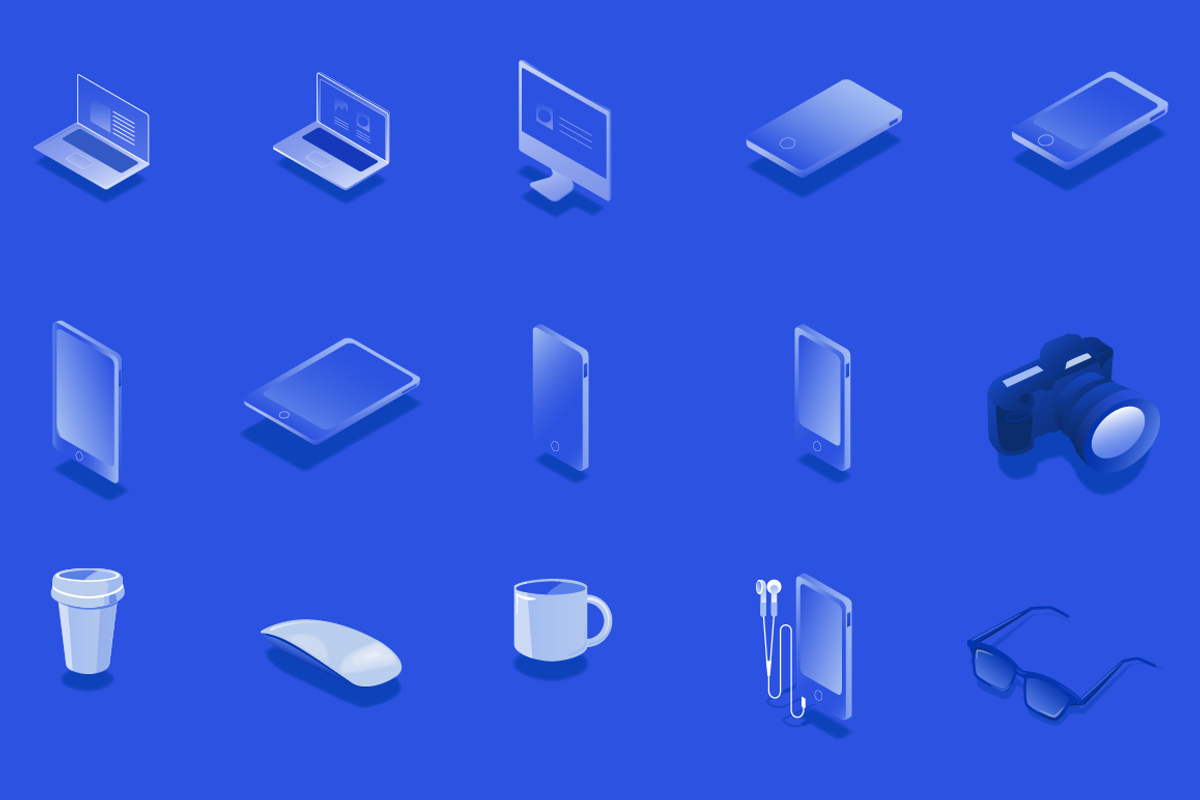 15 Technology Icons (Isometric), an Icon by Onyx Templates (Photo 2 of 4)