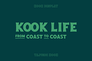 Kook Display, a Font by Studio Alexander (Thumbnail 5 of 6)