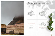 Farm love - premade logos set, a Branding & Logo Template by Alisovna (Thumbnail 11 of 12)