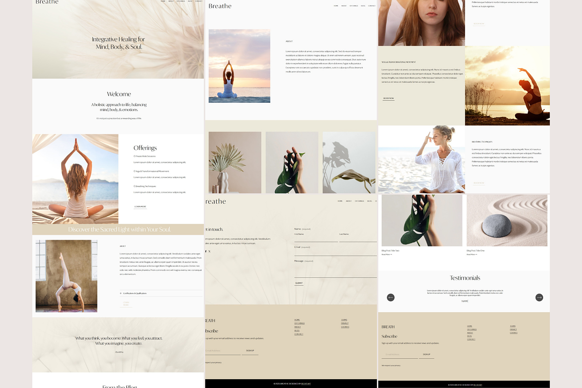 Breathe Squarespace 7.1 Template, a Squarespace Template by Beliveart (Photo 4 of 5)