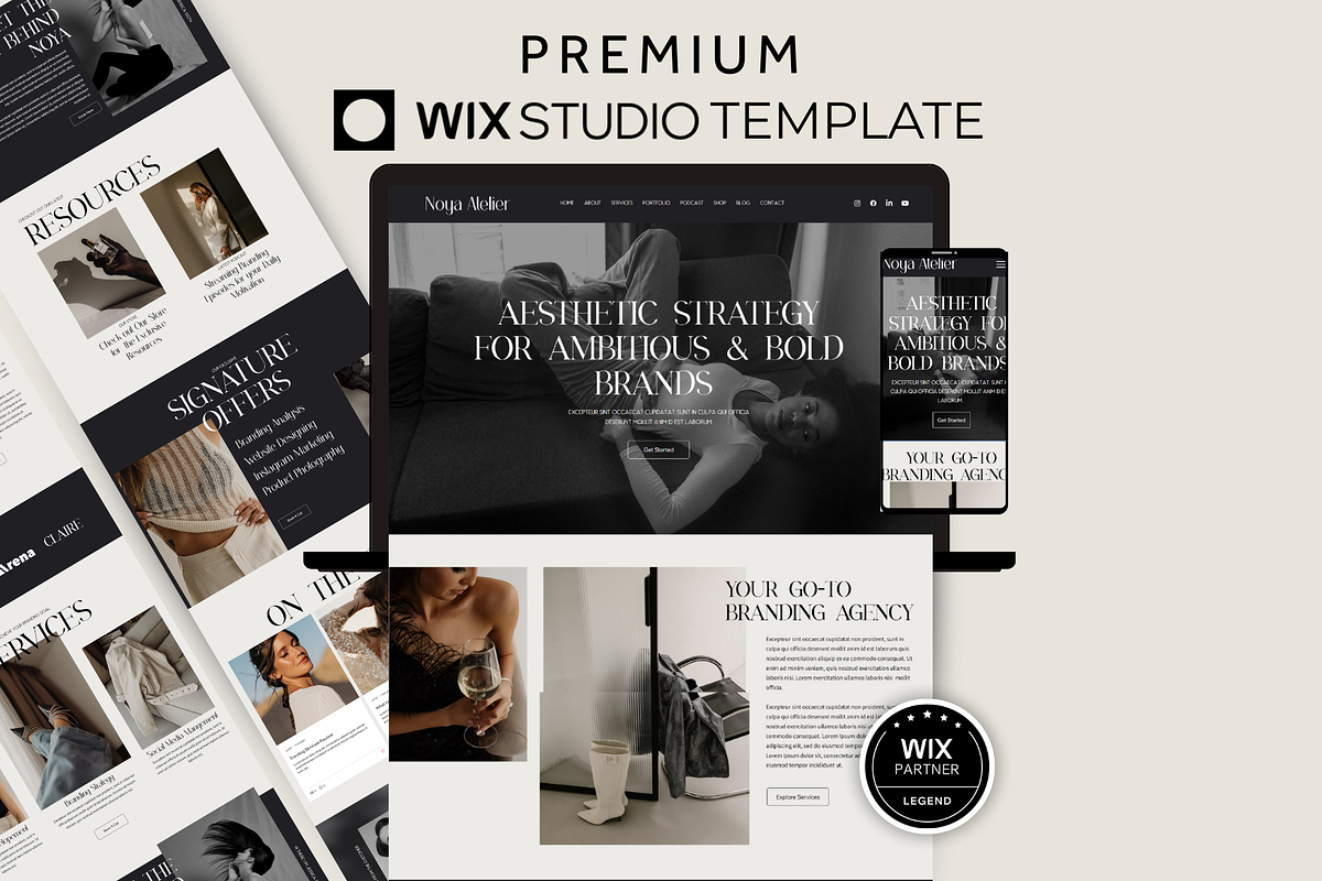 Coaching Wix Studio Website Template, a Templates & Theme by AdvertFox (Photo 1 of 10)