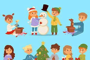 Kids Winter Christmas Playground