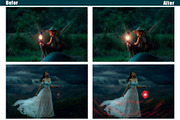 25 Kerosene lamp light effects, a Layer Style Add-On by OverlayBox (Thumbnail 3 of 5)