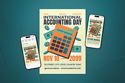International Accounting Day Flyer, a Flyer Template by The Good Store (Thumbnail 1 of 2)