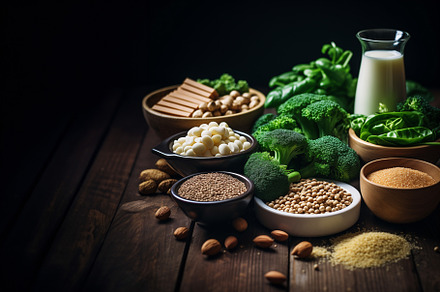 Selection of plant based protein sources