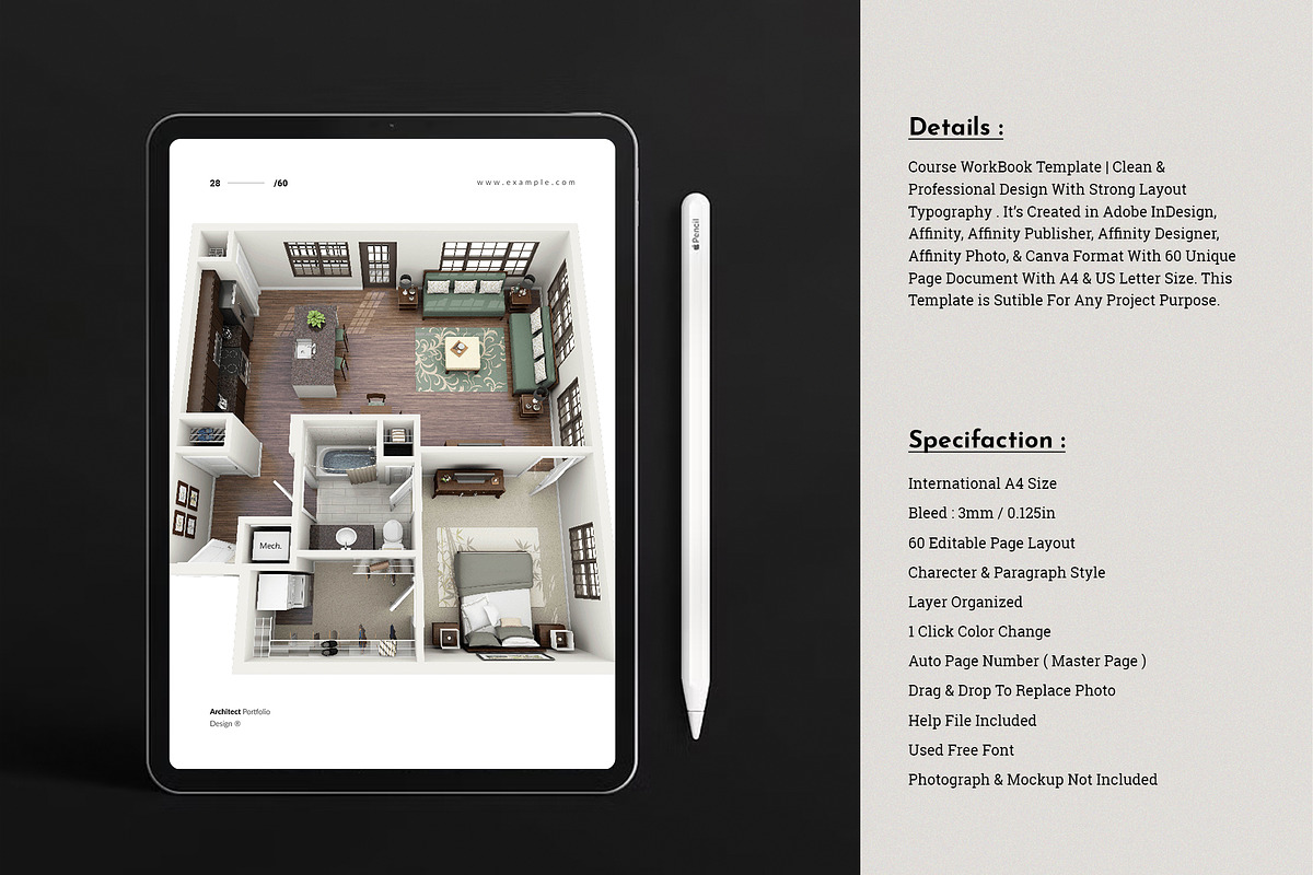 Architecture Portfolio Template, a Brochure Template by TemplateFolio-Shop (Photo 3 of 25)