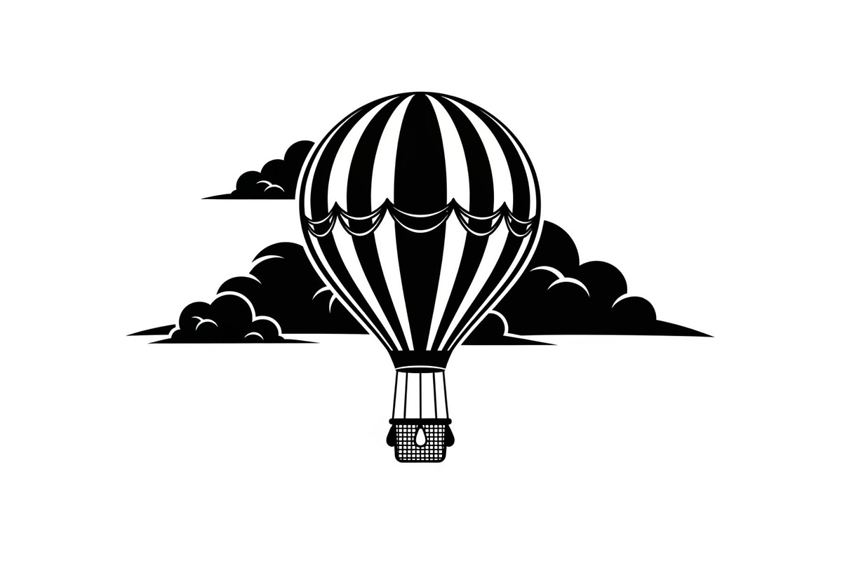 Hot Air Balloon Sky Bundle, an Illustration by yasushie (Photo 13 of 31)