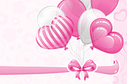 SET / 5 / Child pink templates, a Decorative Illustration by Nadin_Lebedeva (Thumbnail 4 of 7)