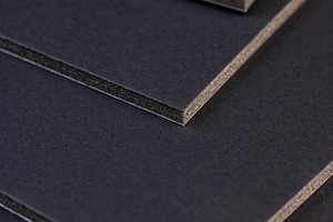 modern material made of black paper and foam for creative work, a Photo by rsoollAI