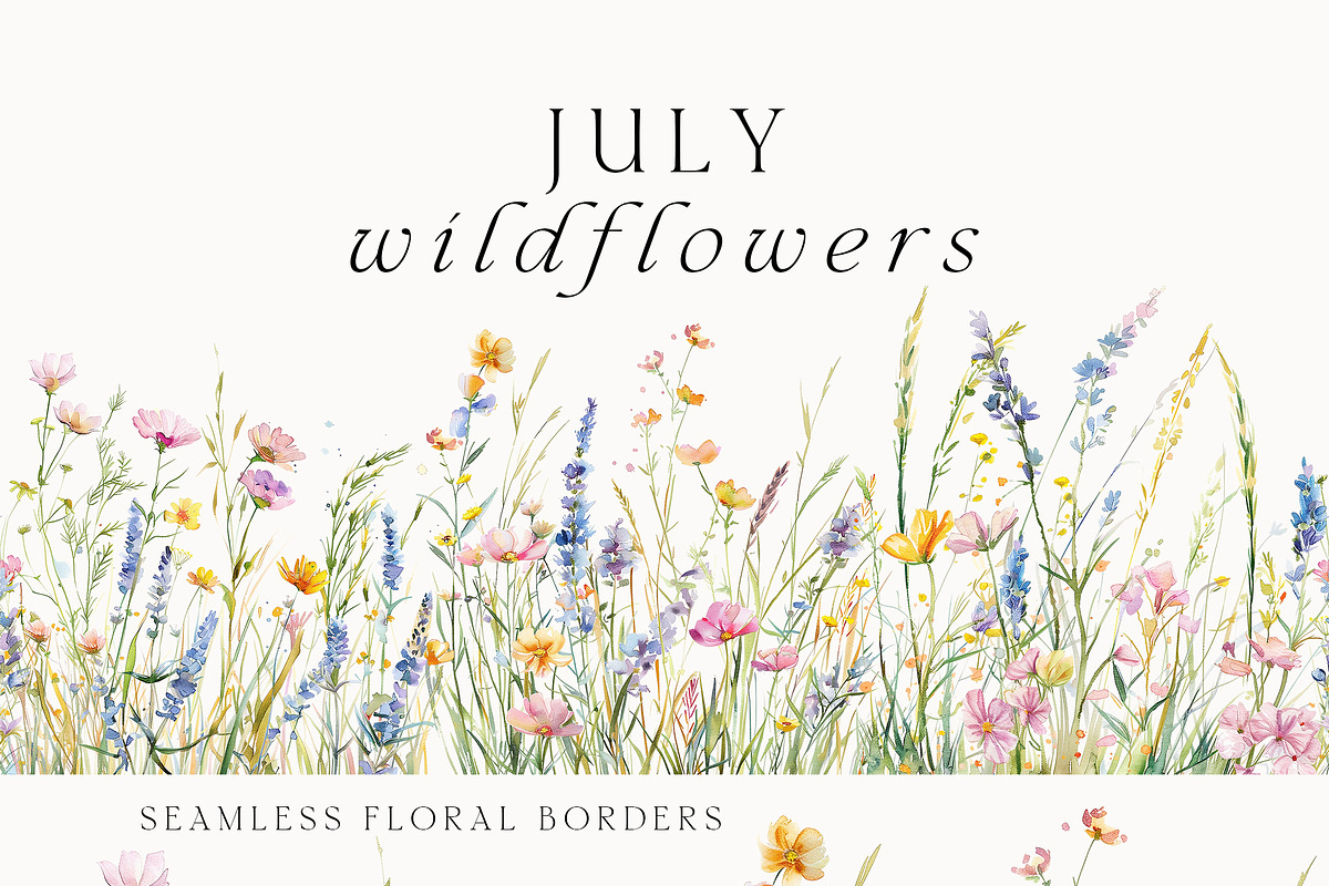 Waterolor Floral Borders Bundle, a Decorative Illustration by Lana Elanor (Photo 60 of 97)