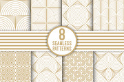 Set of art deco seamless patterns, a Pattern Graphic by pattern shop (Thumbnail 1 of 9)