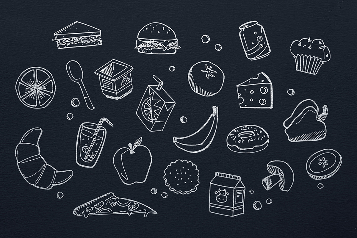 Lunch Time - Food doodles, a Food Illustration by Zomorsky (Photo 3 of 3)