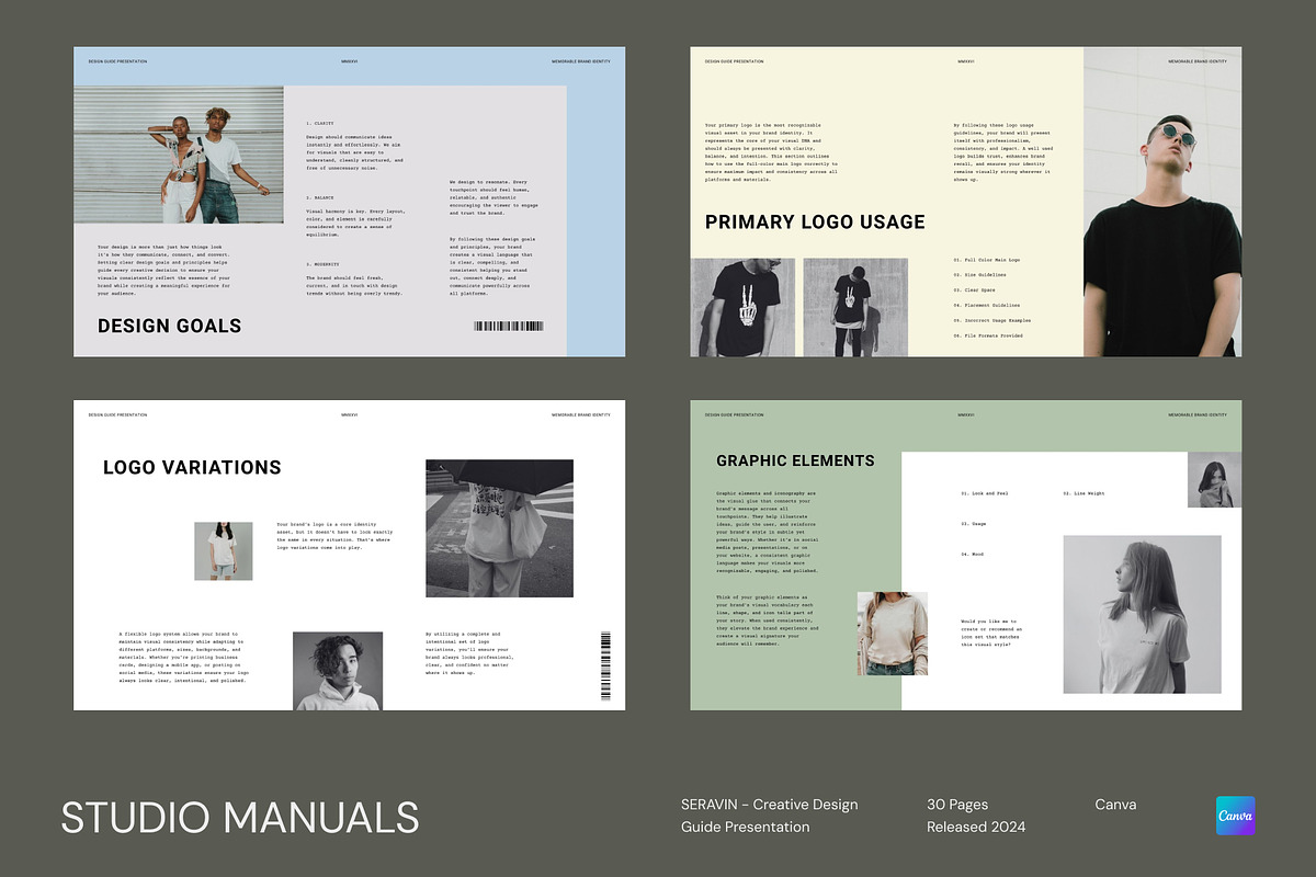 SERAVIN - Creative Design Guide, a Social Media Template by Studio Manuals (Photo 4 of 8)