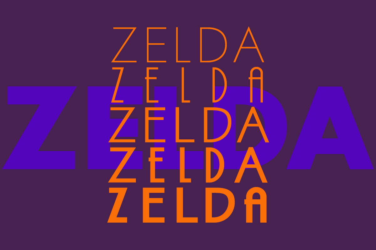 Zelda Collection, a Font by Wiescher Design (Photo 4 of 9)