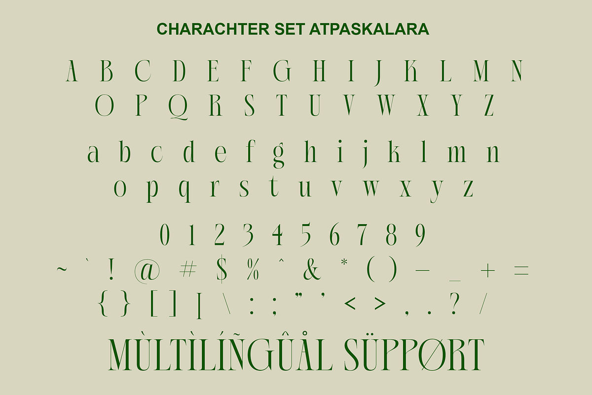 AT Paskalara, a Font by ArimaType (Photo 10 of 10)