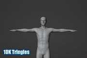 Male Human Base Mesh – Rigged, a Characters & Person 3D Model by Casa Mandarina (Thumbnail 6 of 8)