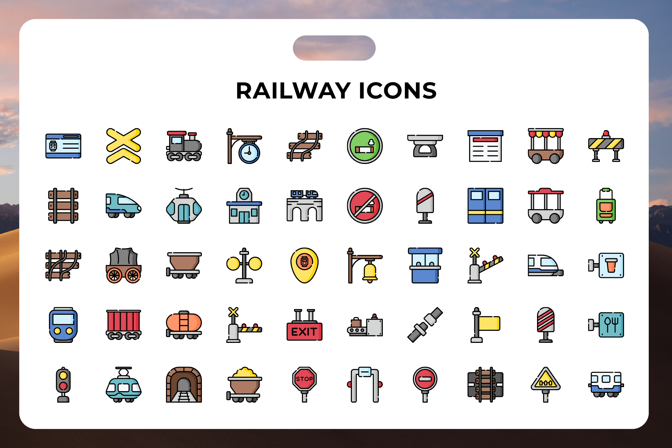 Railway Icons, an Icon by Wencory