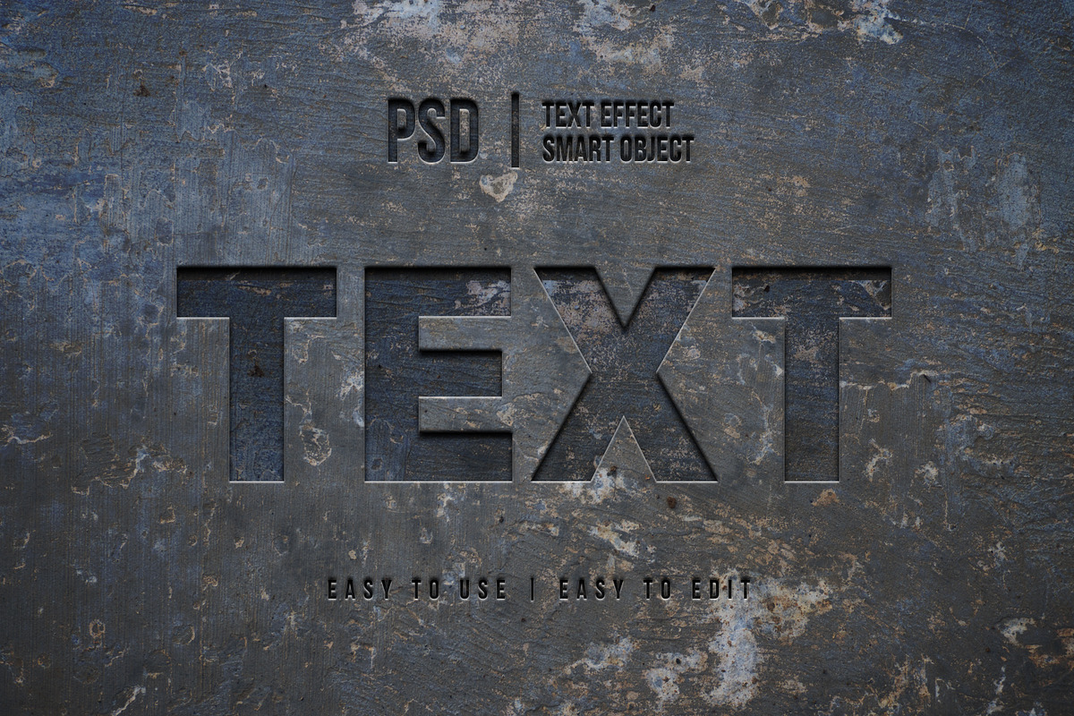 realistic 3d texture text effect, a Layer Style Add-On by yokbisayok