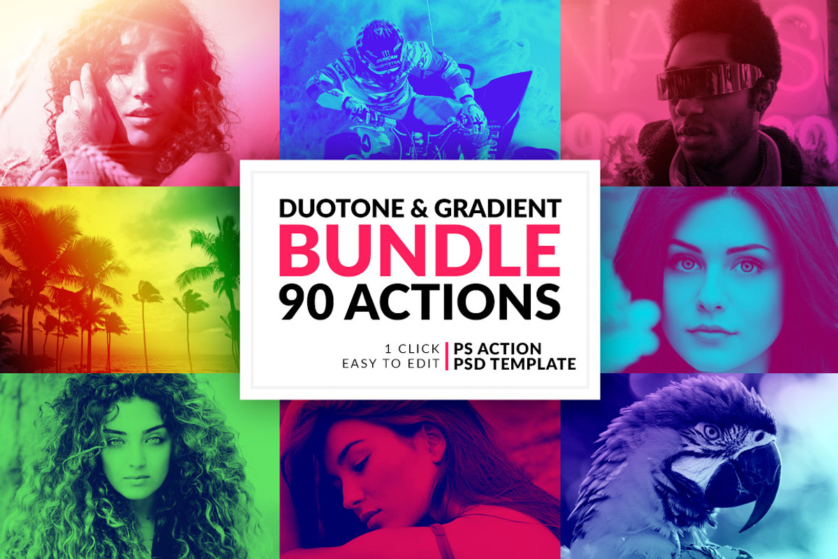 Duotone and Gradient Actions Bundle