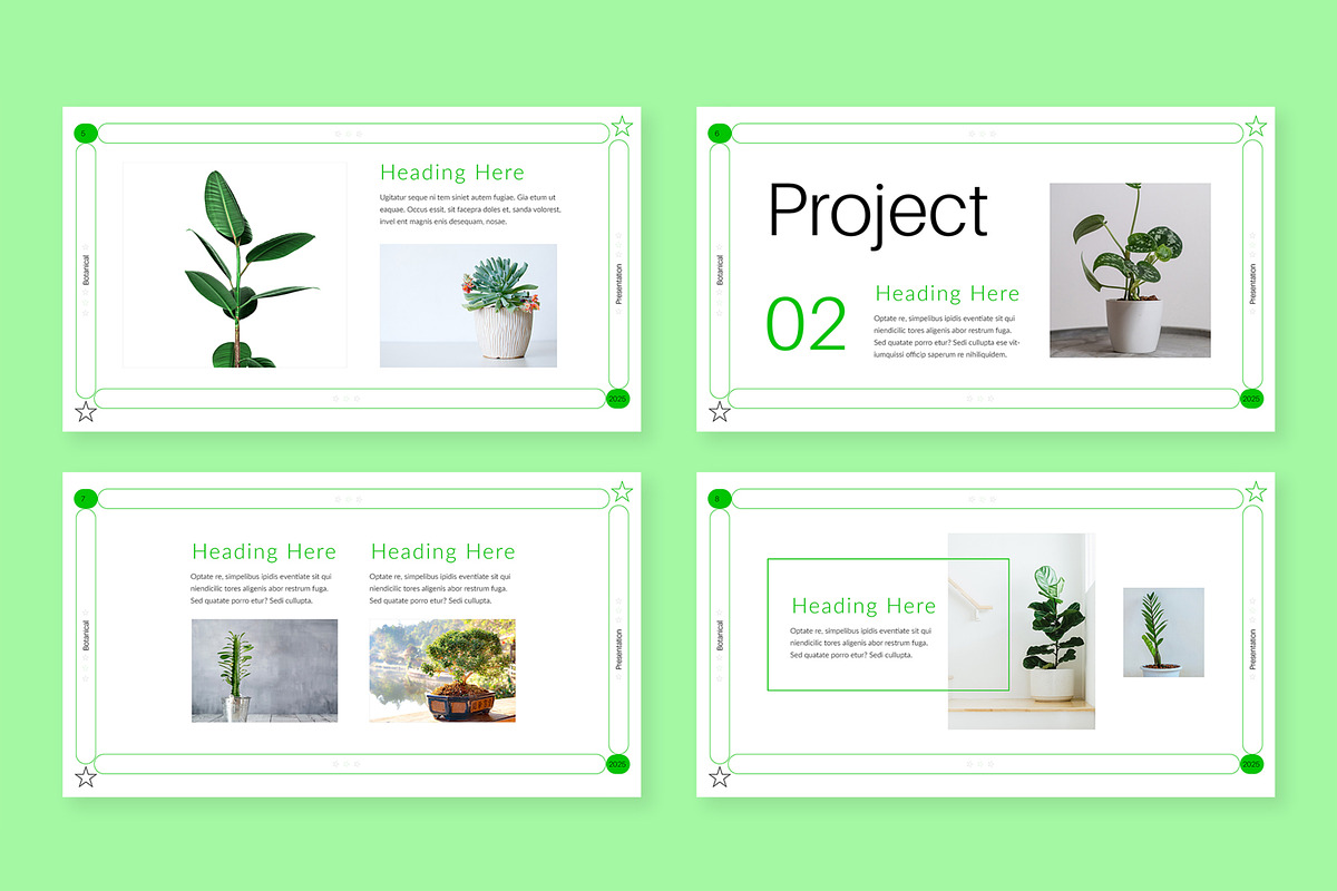 Botanical Presentation Layout, a Presentation Template by ContestDesign (Photo 3 of 5)