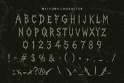 Melvorn - Death Metal Font, a Blackletter Font by Masyafi Studio (Thumbnail 9 of 9)