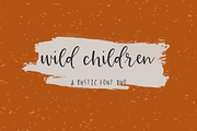 Wild Children Font Duo, a Script Font by Beck McCormick (Thumbnail 1 of 10)