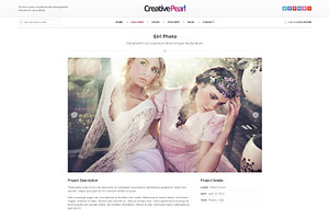 CreativePearl - Photography WP Theme