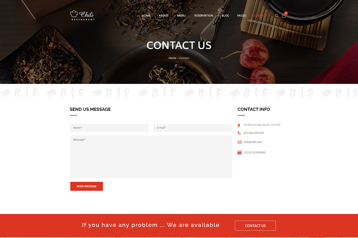 Chili - Photoshop Template (PSD), a Websites & App Template by DigitalCenturySF (Photo 10 of 11)