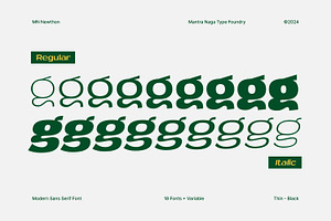 MN Newthon - Versatile Variable Font