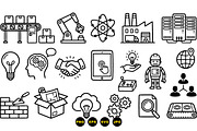 Industrial Technology Icon Set, an Illustration by designvectx (Thumbnail 3 of 3)