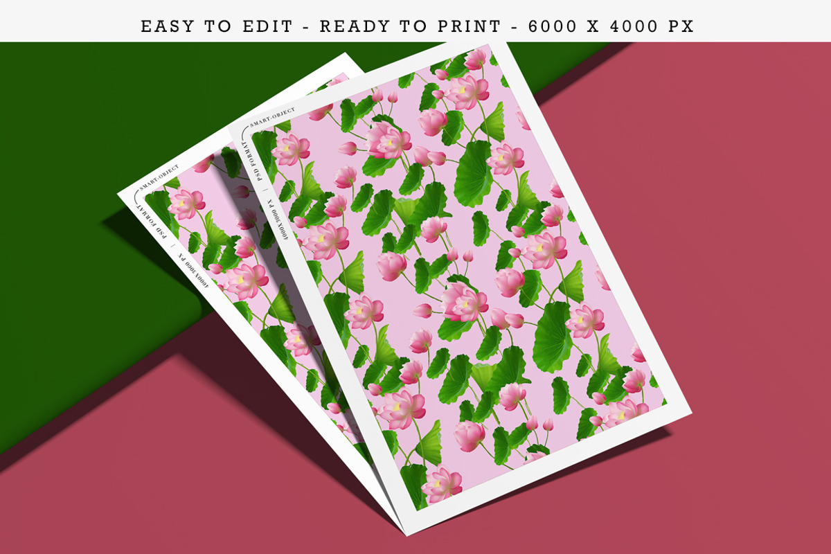 Handmade Charming Lilies Pattern, a Pattern Graphic by Design Unique (Photo 8 of 8)