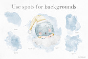 Watercolor Brushes for Procreate, a Brush Add-On by Alisles (Thumbnail 8 of 12)