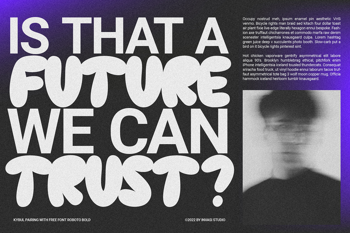 Kybul - Casual Bubbly, a Font by Invasi Studio (Photo 8 of 10)