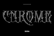 Chrome Metal Text Styles, a Layer Style Add-On by dbdslondon (Thumbnail 4 of 6)