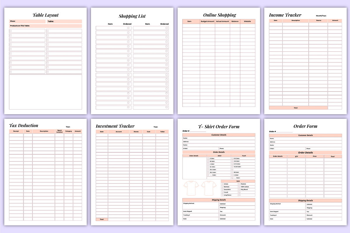 Craft Seller Business Organizer Kdp, a Stationery Template by Mustafiz (Photo 9 of 9)